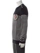 Balmain Virgin Wool Striped Pullover