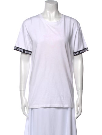 Balmain Crew Neck Short Sleeve T-Shirt