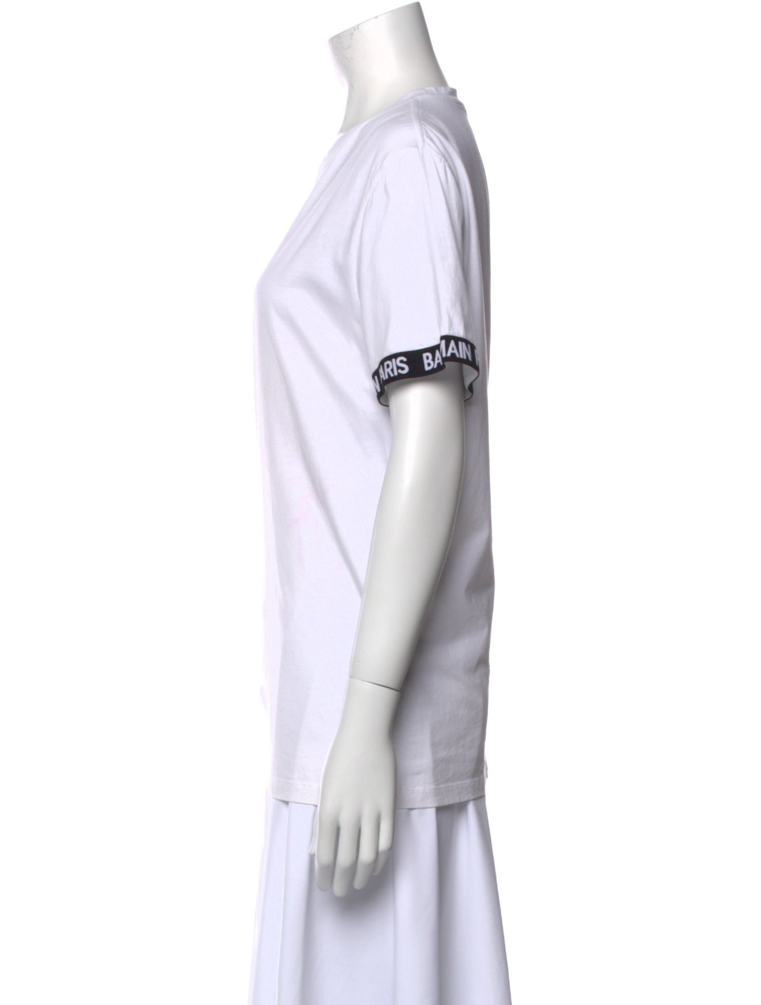 Balmain Crew Neck Short Sleeve T-Shirt