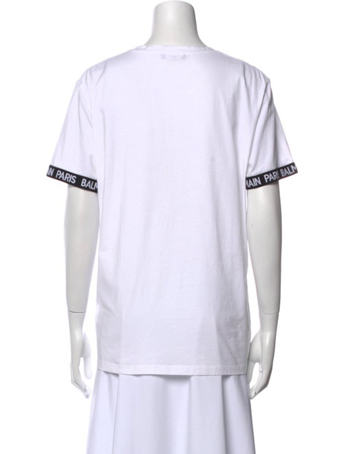 Balmain Crew Neck Short Sleeve T-Shirt