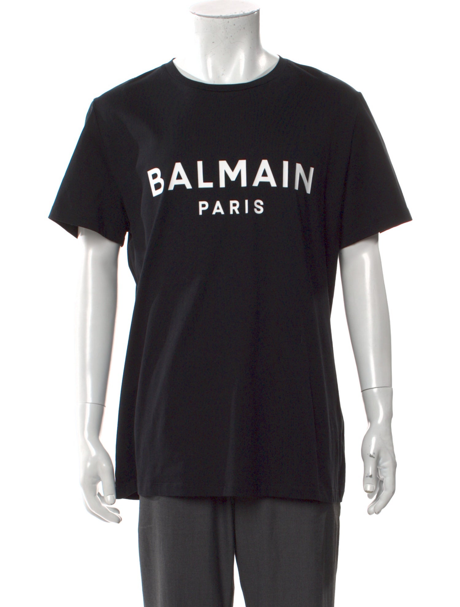 Balmain Graphic Print Crew Neck T-Shirt w/ Tags