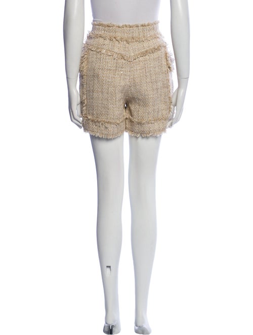 Balmain Tweed Pattern Mini Shorts