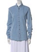 Balmain Long Sleeve Button-Up Top