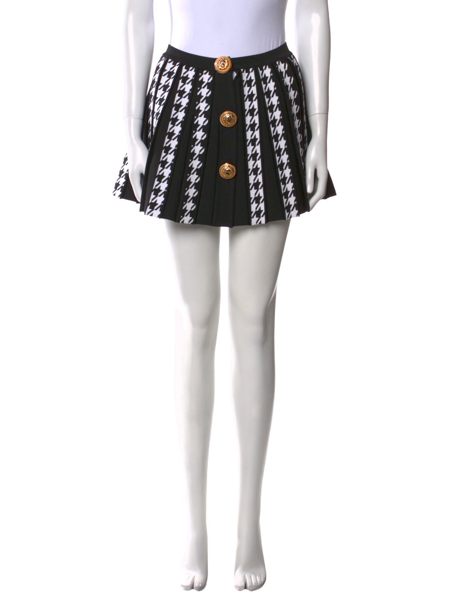 Balmain Printed Mini Skirt
