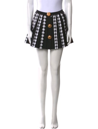 Balmain Printed Mini Skirt