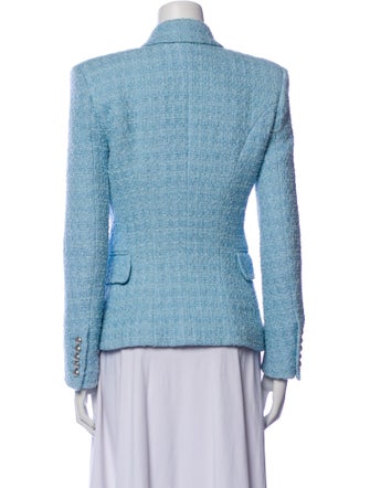Balmain Tweed Pattern Blazer