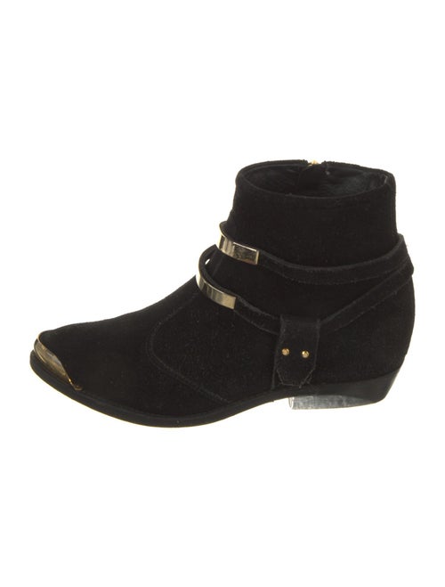 Balmain Suede Western Boots