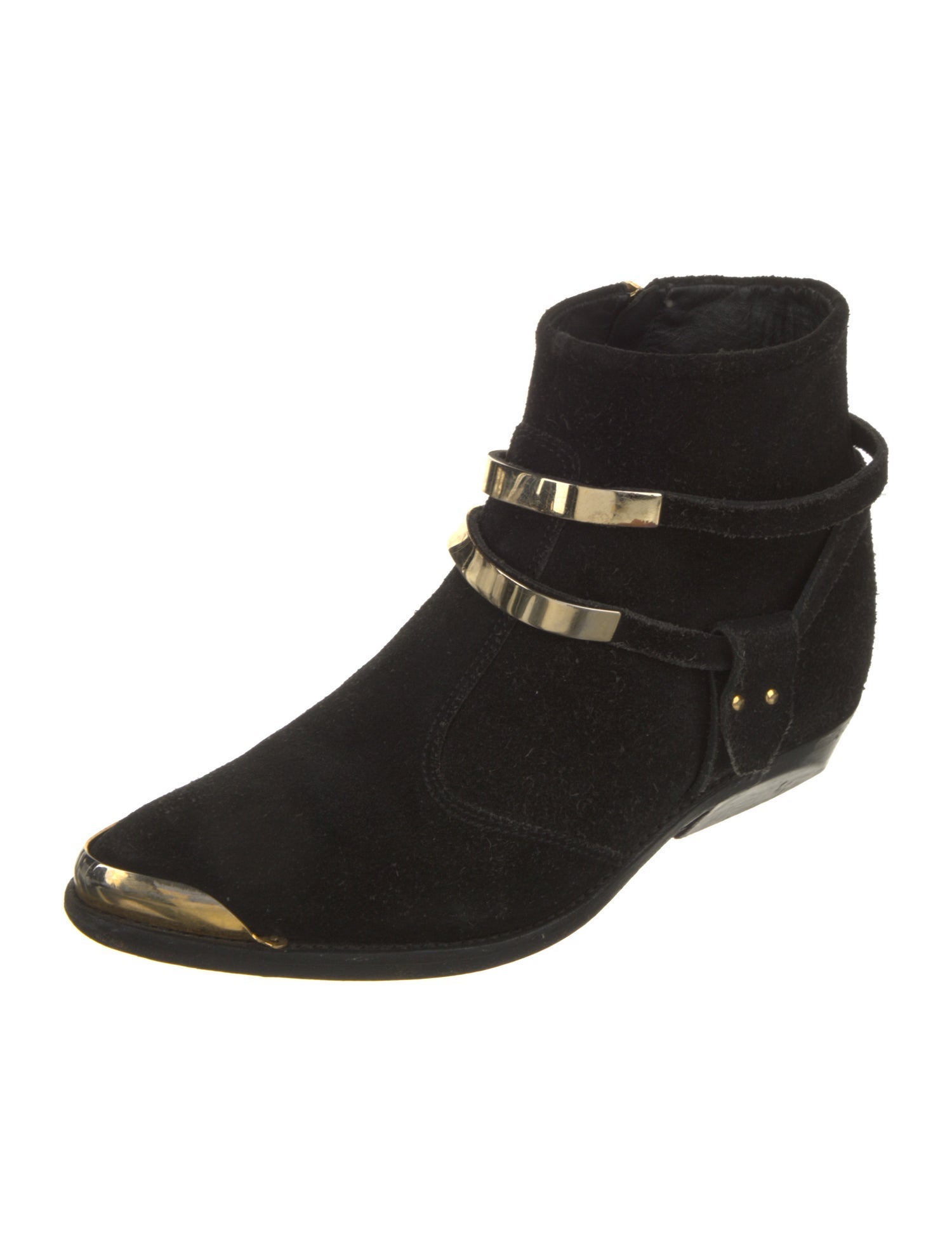 Balmain Suede Western Boots