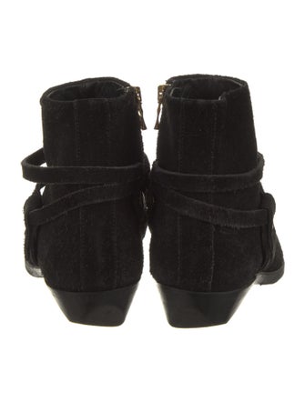 Balmain Suede Western Boots