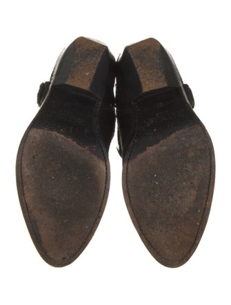 Balmain Suede Western Boots