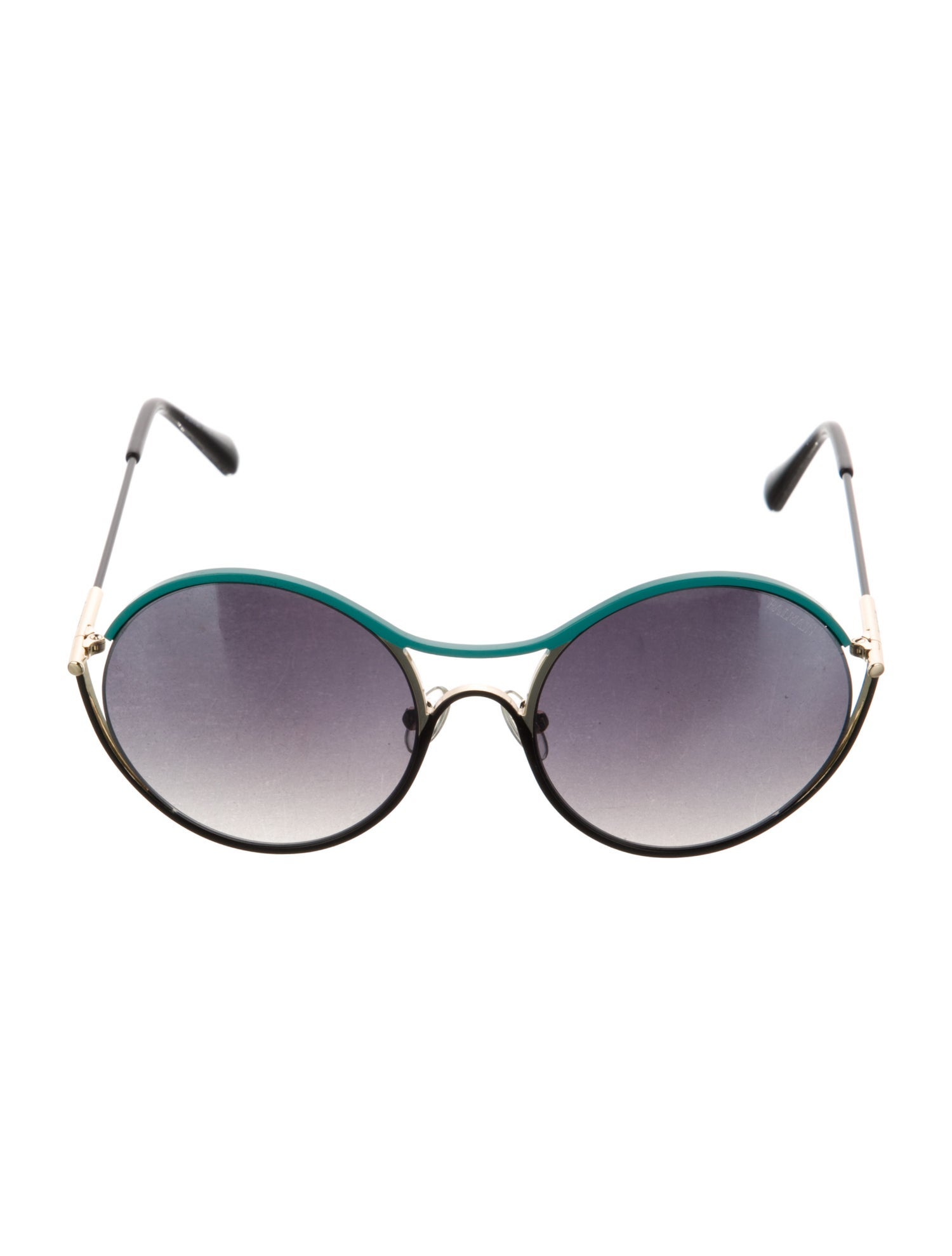 Balmain Round Gradient Sunglasses