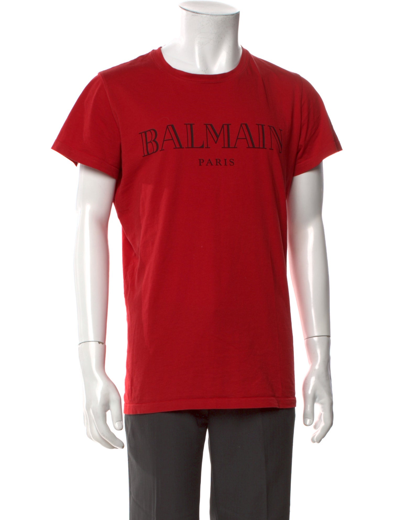 Balmain Graphic Print Crew Neck T-Shirt