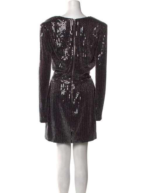 Balmain V-Neck Mini Dress