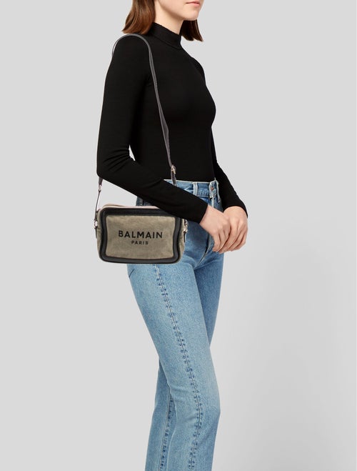 Balmain Canvas Crossbody Bag
