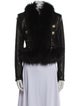 Balmain Lamb Leather Fur Jacket