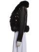 Balmain Lamb Leather Fur Jacket