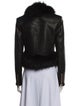 Balmain Lamb Leather Fur Jacket