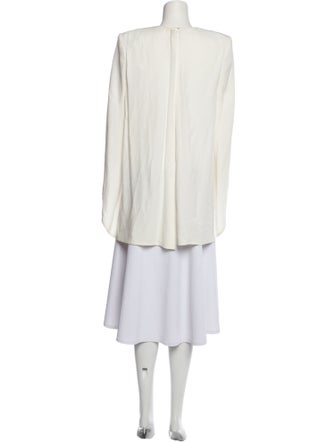 Balmain V-Neck Long Sleeve Blouse