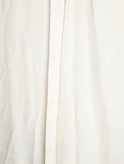 Balmain V-Neck Long Sleeve Blouse