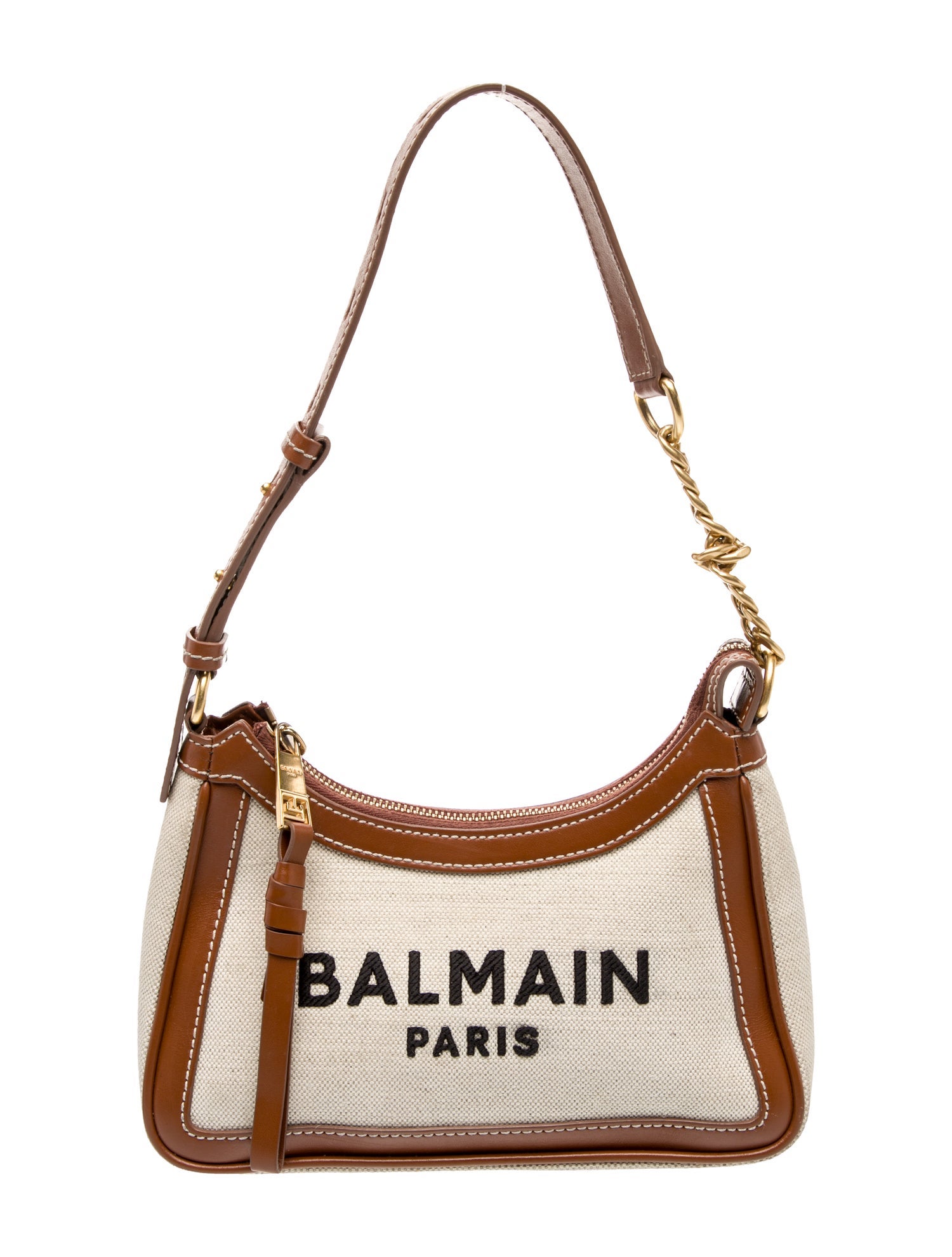 Balmain Canvas Shoulder Bag
