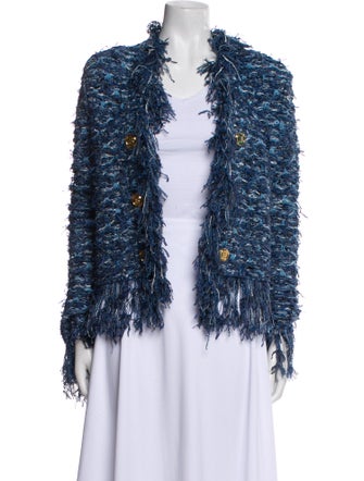 Balmain Tweed Pattern Evening Jacket