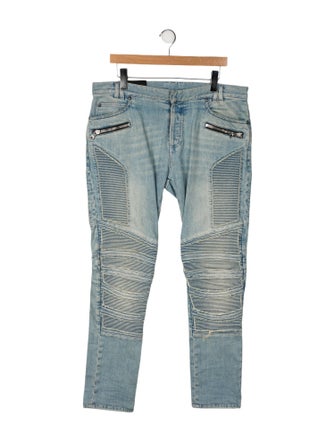 Balmain Moto Jeans