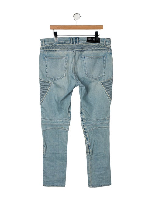 Balmain Moto Jeans