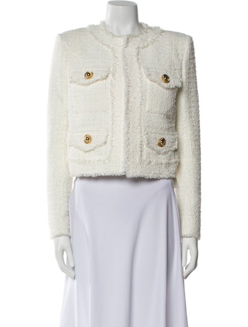 Balmain Nylon Tweed Pattern Evening Jacket