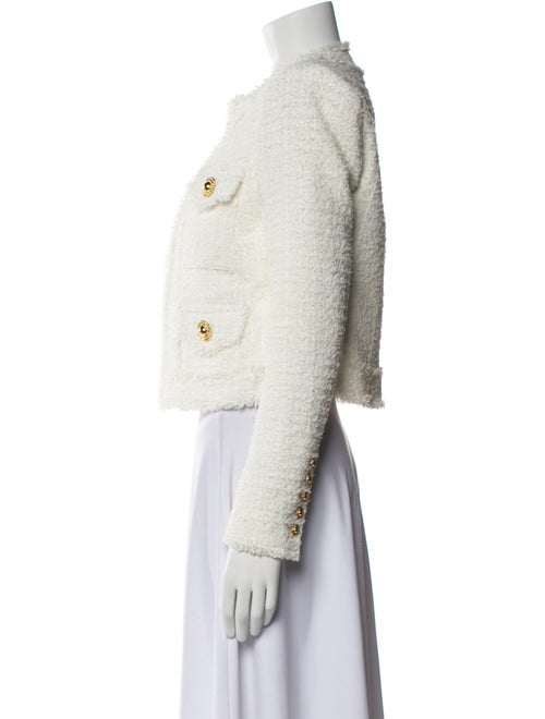 Balmain Nylon Tweed Pattern Evening Jacket