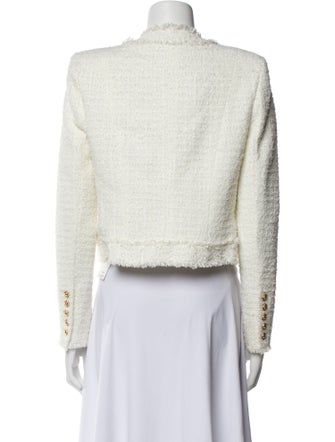 Balmain Nylon Tweed Pattern Evening Jacket