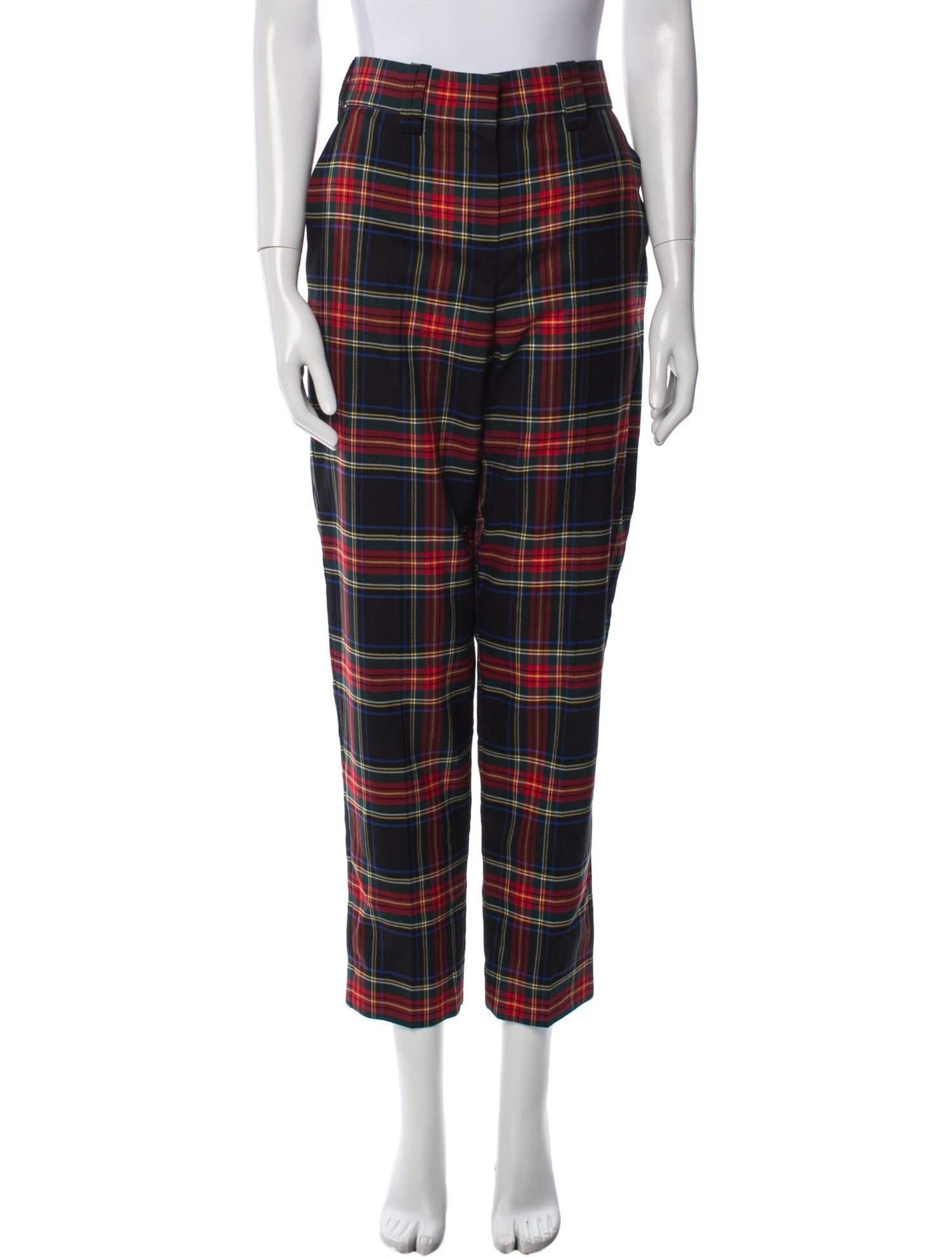 Balmain Virgin Wool Straight Leg Pants