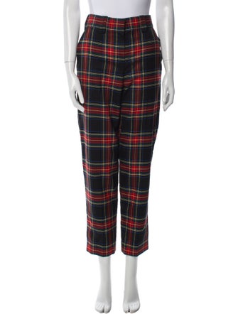 Balmain Virgin Wool Straight Leg Pants