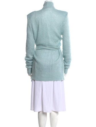 Balmain Mohair V-Neck Sweater
