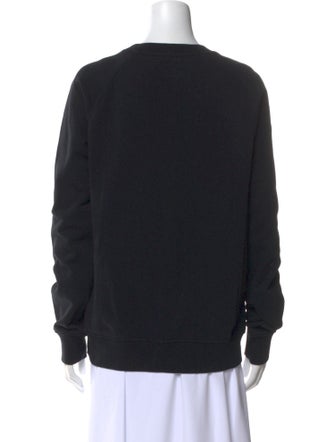 Balmain Graphic Print Crew Neck Sweatshirt
