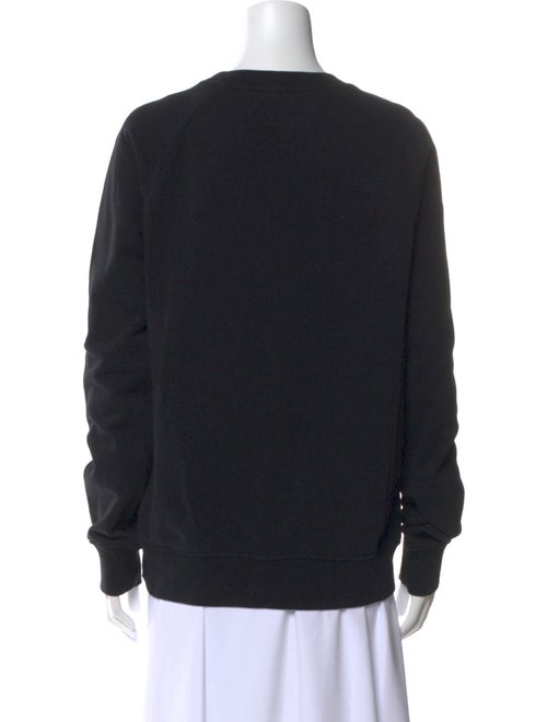 Balmain Graphic Print Crew Neck Sweatshirt