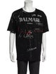 Balmain Graphic Print Crew Neck T-Shirt