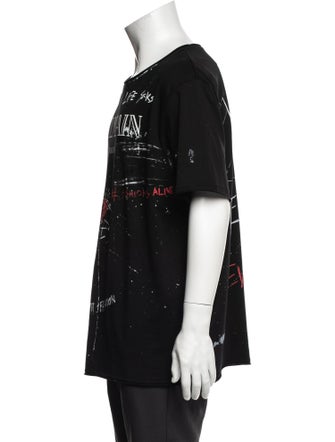Balmain Graphic Print Crew Neck T-Shirt