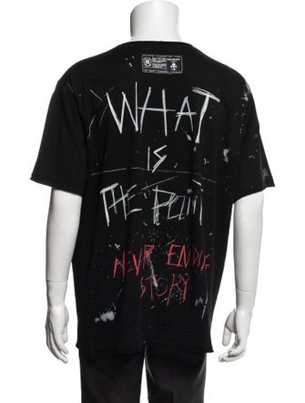 Balmain Graphic Print Crew Neck T-Shirt