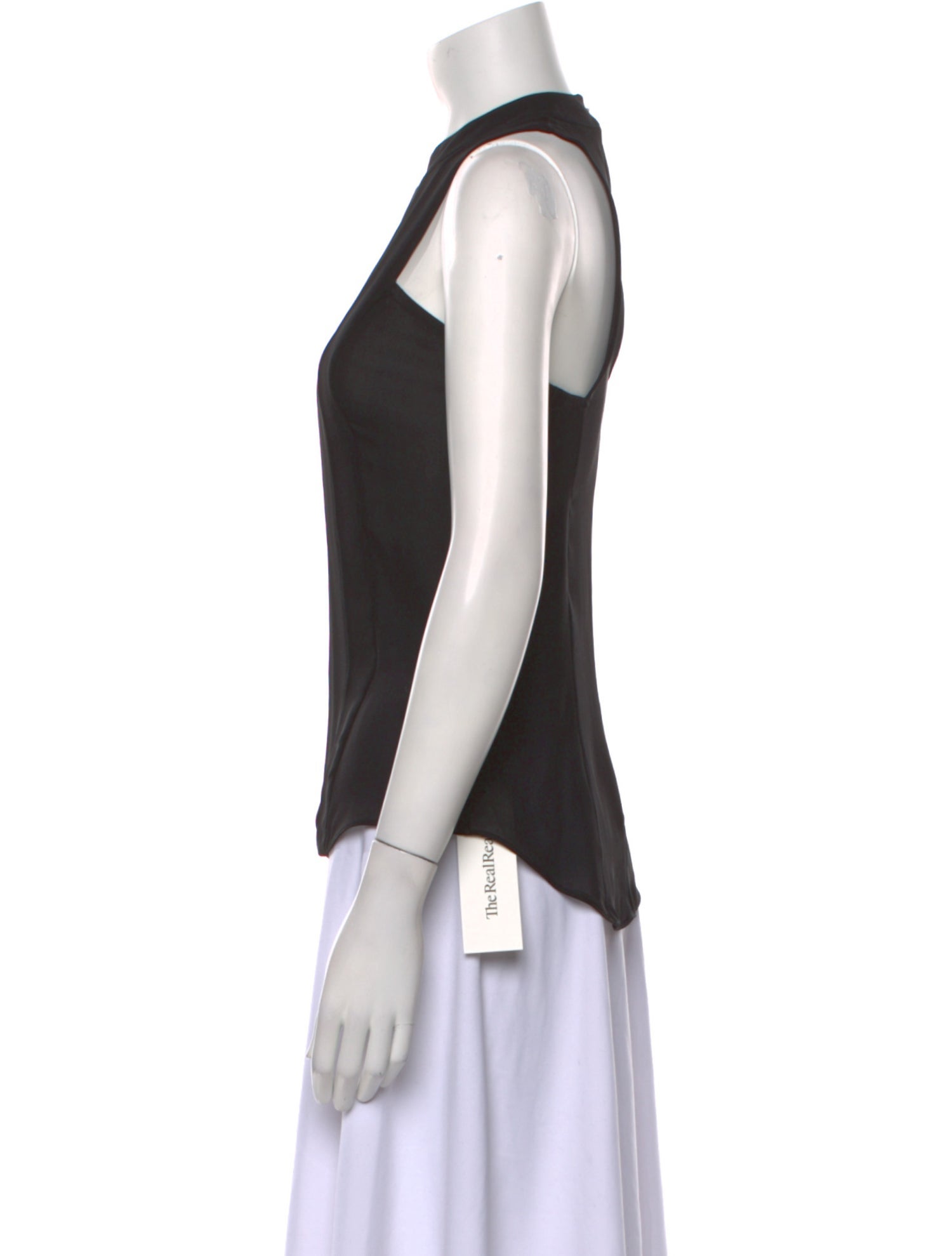 Balmain Silk Crew Neck Top