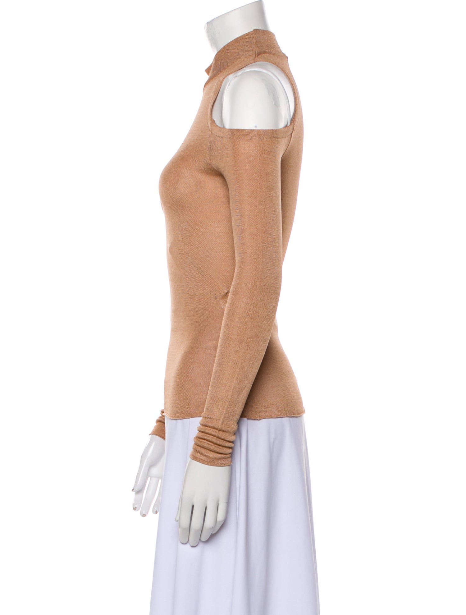 Balmain Turtleneck Long Sleeve Top