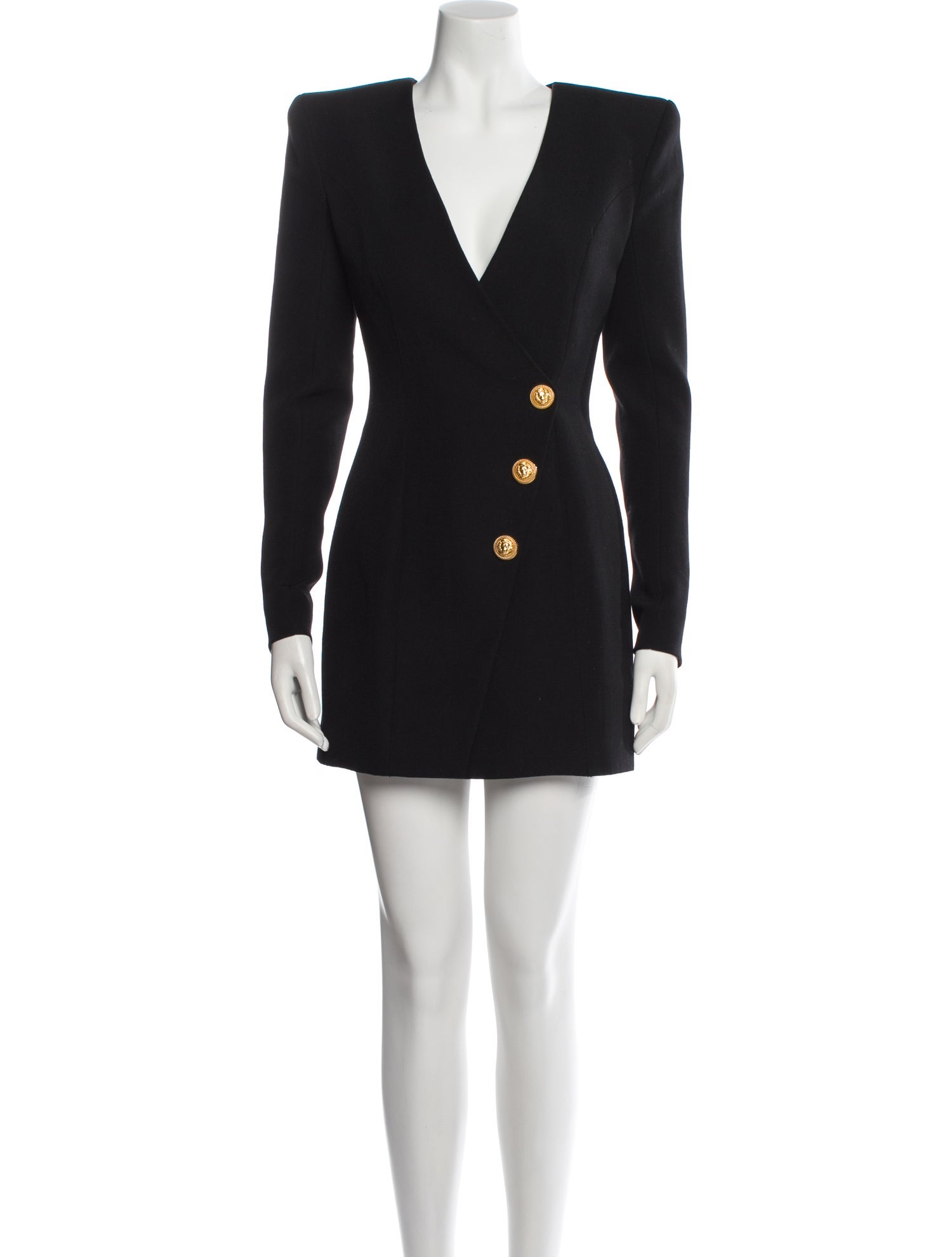 Balmain Wool Mini Dress