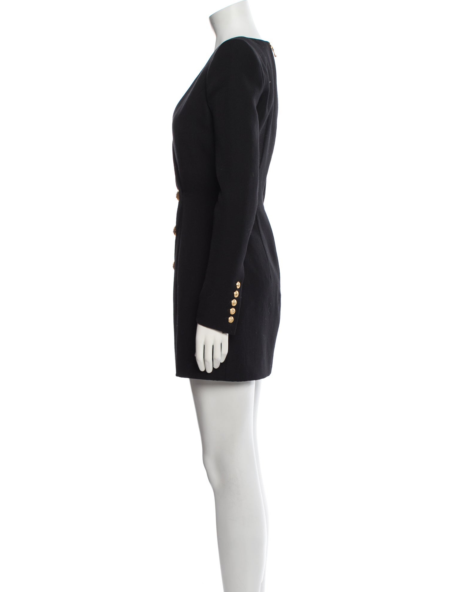 Balmain Wool Mini Dress