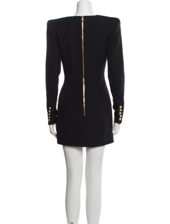Balmain Wool Mini Dress