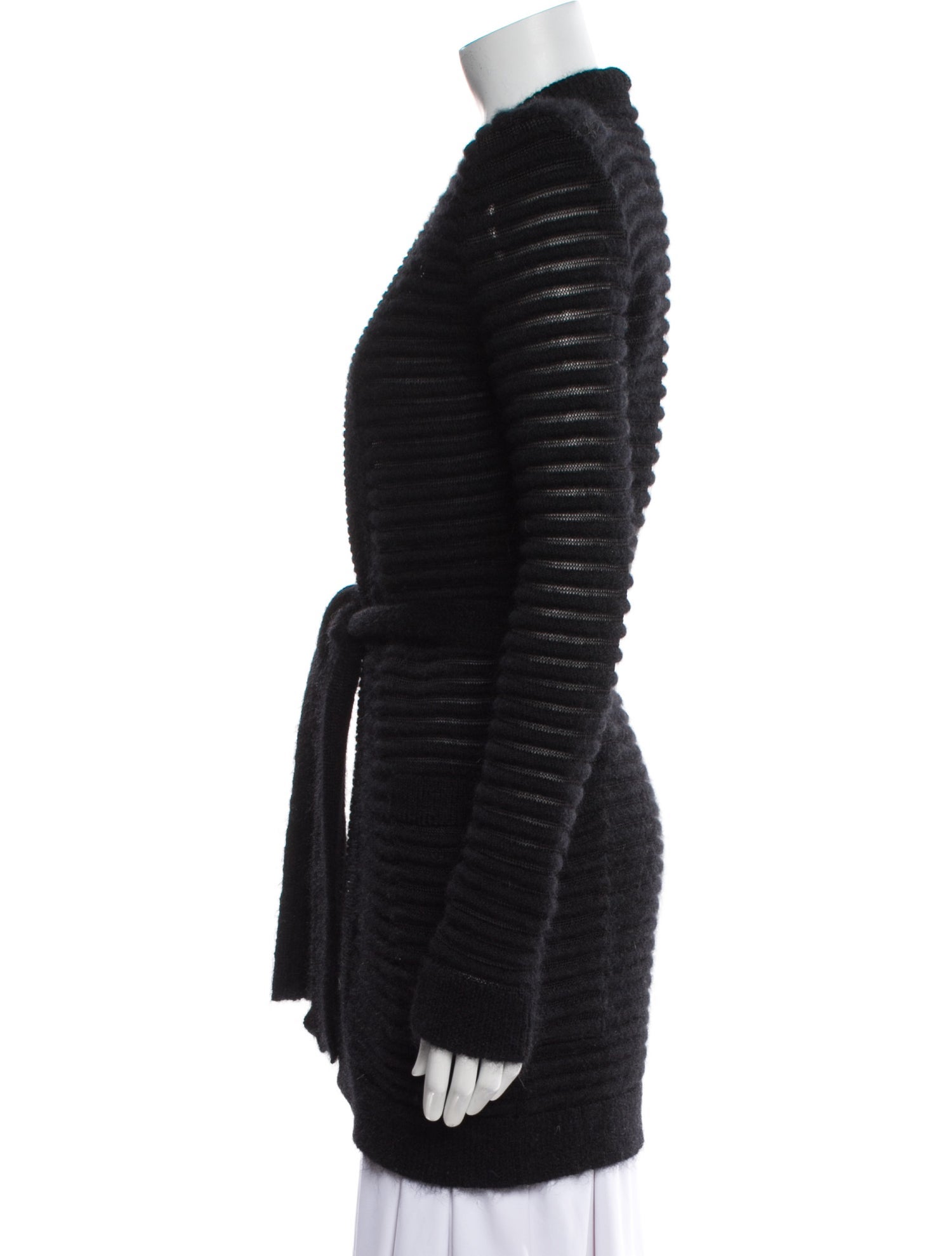 Balmain Mohair V-Neck Sweater