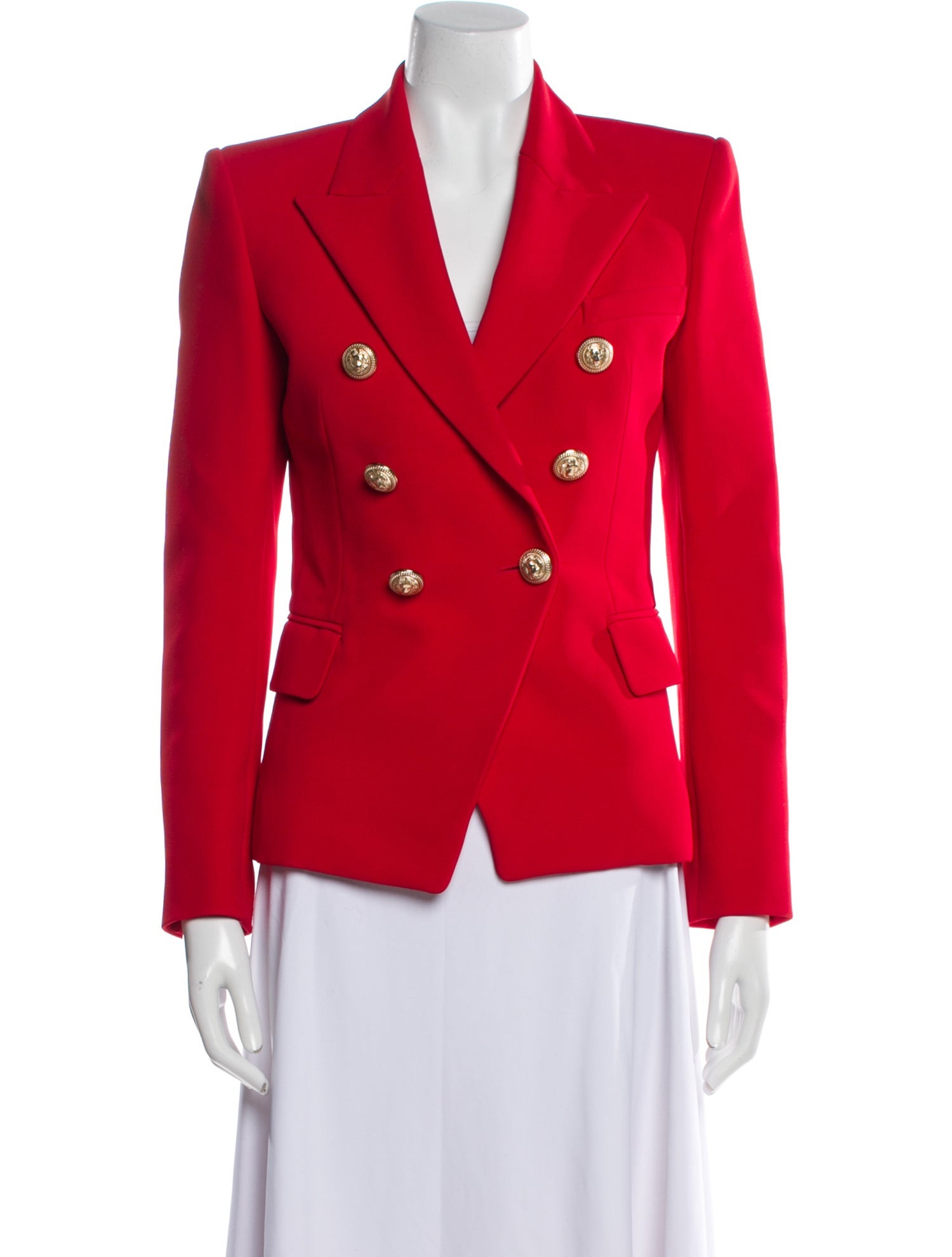 Balmain Wool Printed Blazer