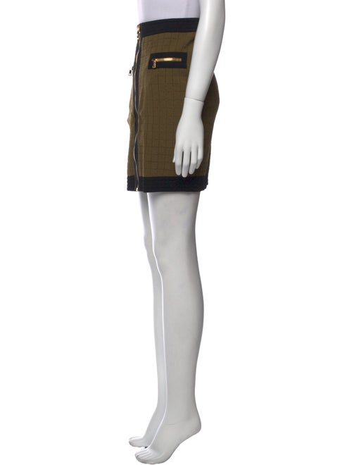 Balmain Wool Mini Skirt