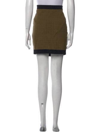 Balmain Wool Mini Skirt