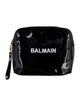 Balmain Patent Leather Cosmetic Bag