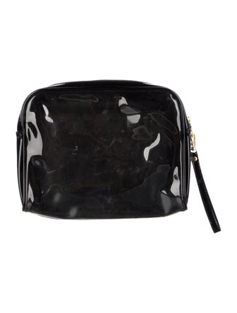 Balmain Patent Leather Cosmetic Bag