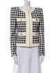 Balmain Houndstooth Print Evening Jacket